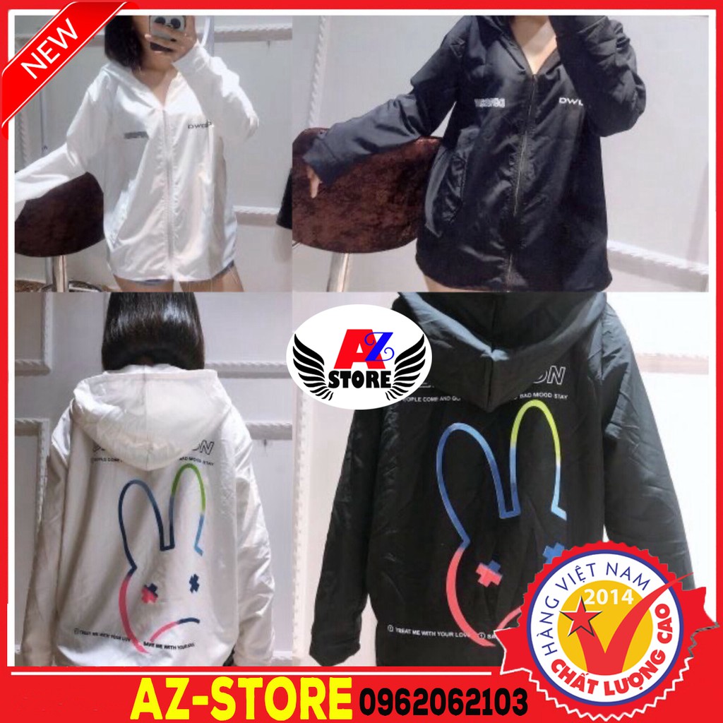(FREESHIP) ❤ Áo khoác dù THỎ TheBasic form rộng unisex Mới
