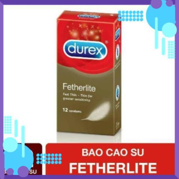 [CHÍNH HÃNG] Bao Cao Su Durex FETHERLITE ULTIMA (12 bao/ hộp) Siêu Mỏng, Đường Kính 52mm Giao Hàng Nhanh - Đức An