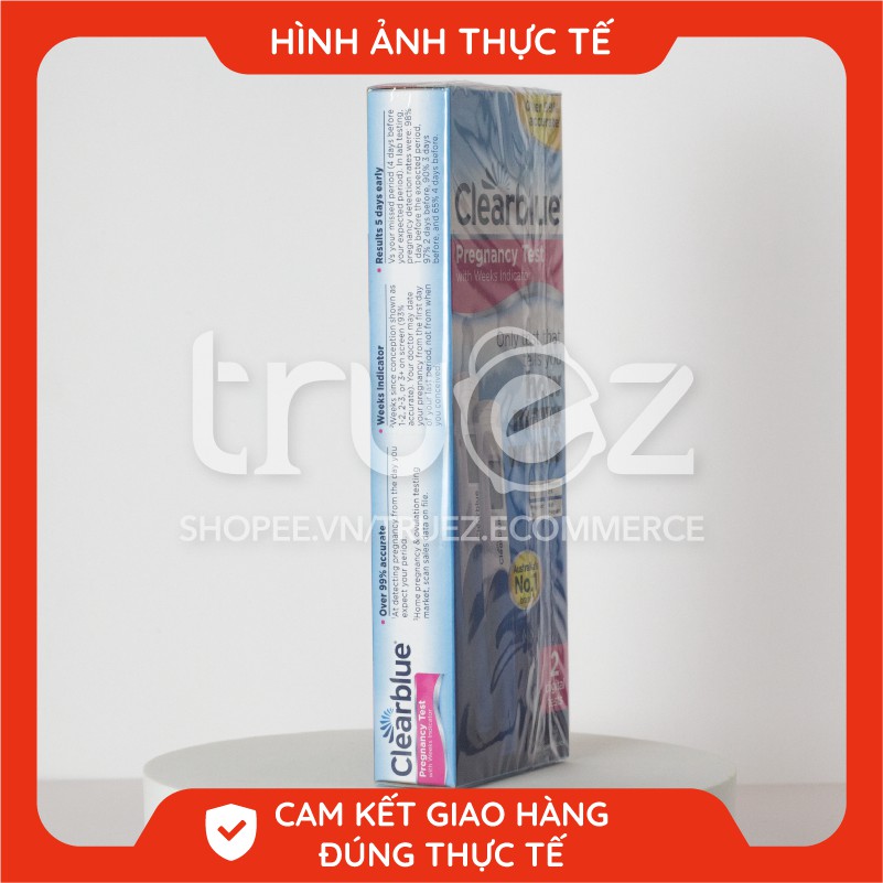 Que thử thai điện tử hiện rõ tuần thai [ÚC] Clearblue How Many Weeks [Chính hãng]