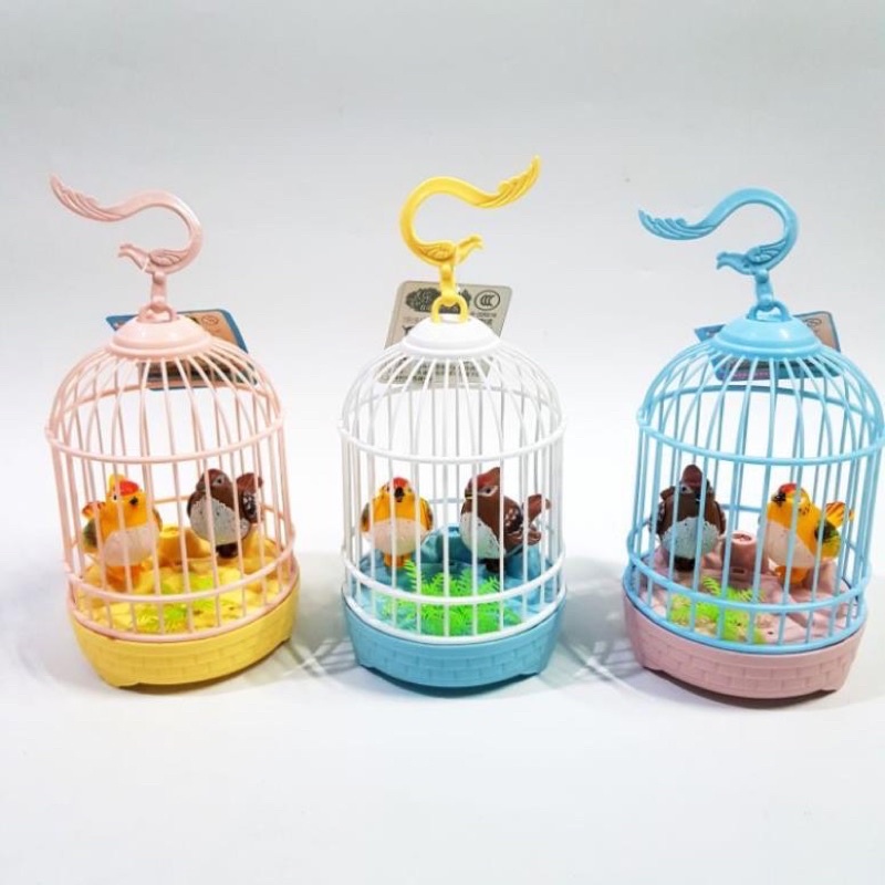 Lồng Chim Đồ Chơi Có Nhạc Đèn, Tiếng Chim Hót