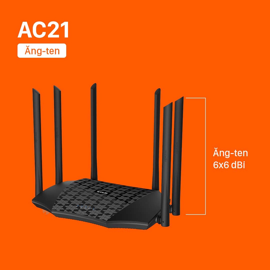 Tenda Thiết bị phát Wifi AC21 Chuẩn AC 2100Mbps - Hãng phân phối chính thức