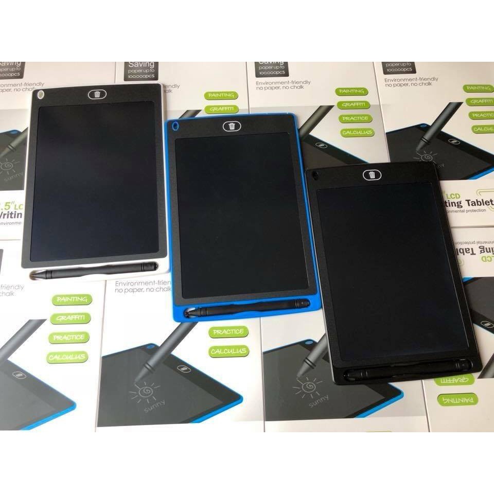 Bảng Viết tự xóa LCD, Bảng Vẽ Điện Tử Thông Minh Tự Động Xóa Thúc Đẩy Tư Duy Sáng Tạo Cho Bé 8.5 inch