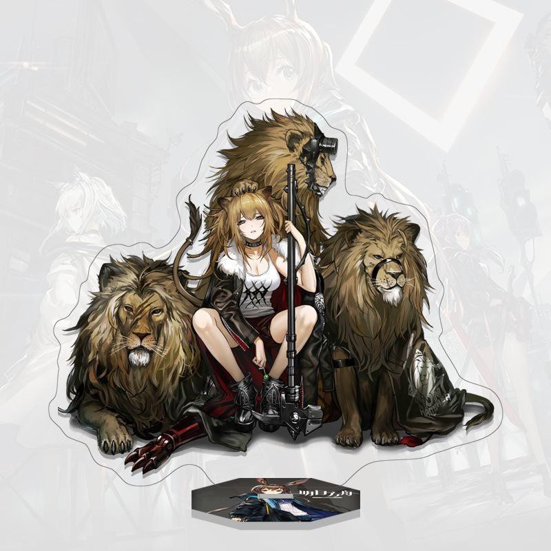 Mô hình nhân vật mica standee Arknights in hình anime chibi trang trí trưng bày Mẫu 2