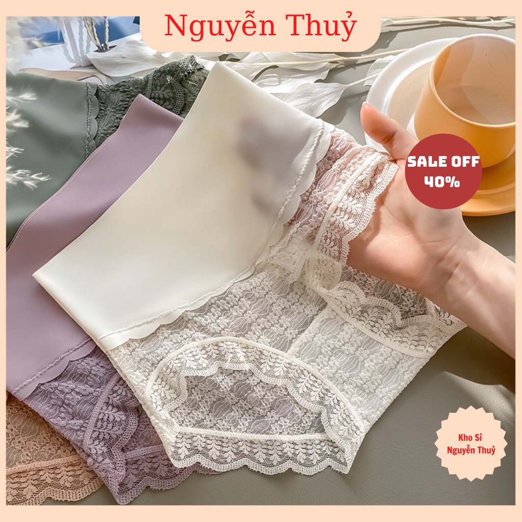 Quần Lót Su Lụa Ren Cạp Cao Gen Bụng Tàng Hình 6331 Có Bán Sỉ