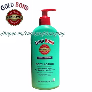 Sữa dưỡng thể Gold Bond Medicated Extra Strength 396 g (Mỹ)