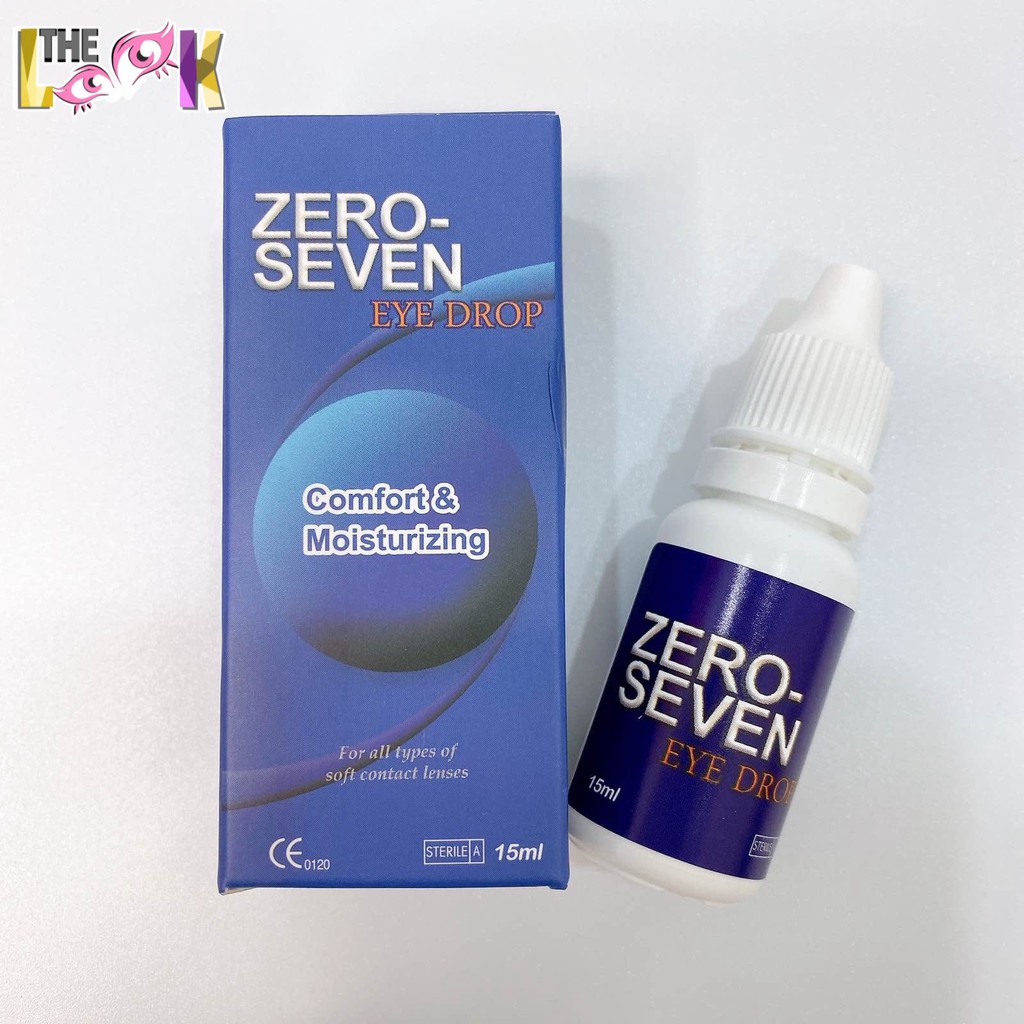 Nước Nhỏ Mắt The Look Pro ZERO SEVEN dành cho Kính Áp Tròng 15ml