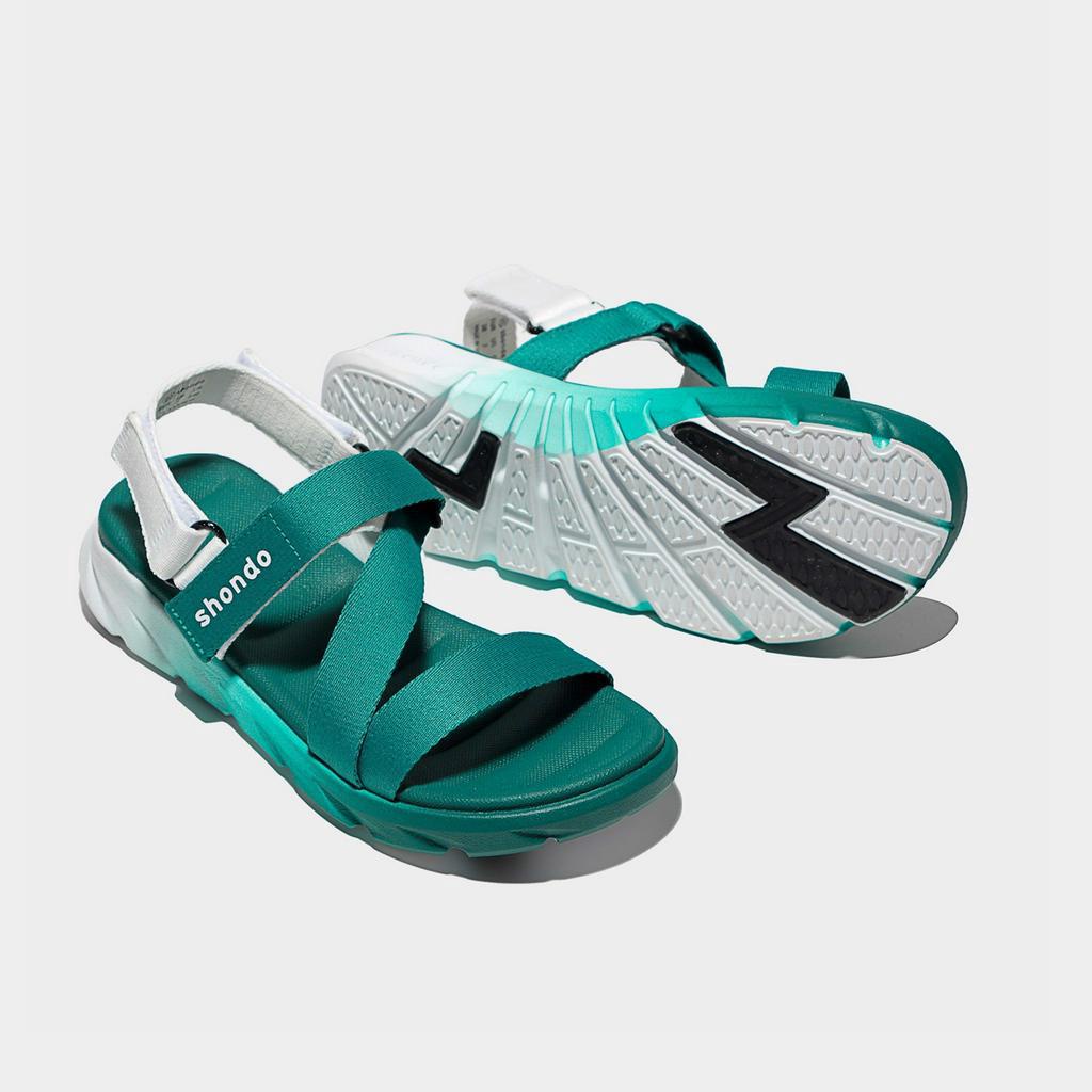 [Ảnh thật] Sandals F6 Sport ombre đế 2 màu xanh trắng F6S0330