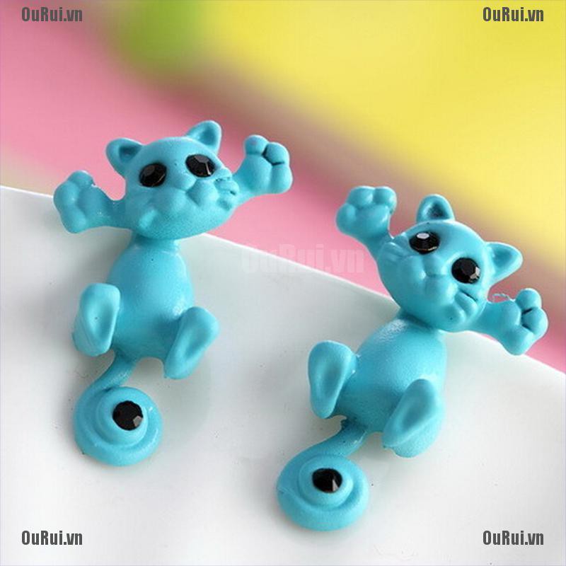 Bông Tai Hình Mèo 3d Dễ Thương Cho Nữ