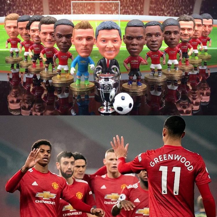 Quà tặng ngoại vi của người hâm mộ Mô hình cầu thủ Manchester City