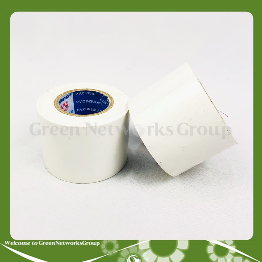 Băng keo quấn thể thao cuộn dày 5cm trắng Greennetworks ( 1 Cuộn )