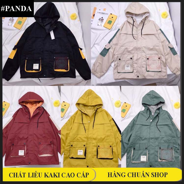 ÁO KHOÁC KAKI PHỐI MÀU 6 TÚI - ẢNH CHỤP THẬT - KA01 - MUA NGAY