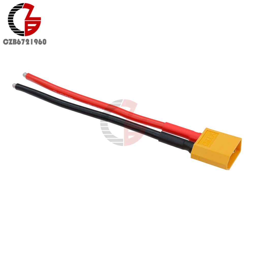 XT60 Connector Male W/Housing 10CM Silicon Wire 14AWG XT-60 PLUG | BigBuy360 - bigbuy360.vn