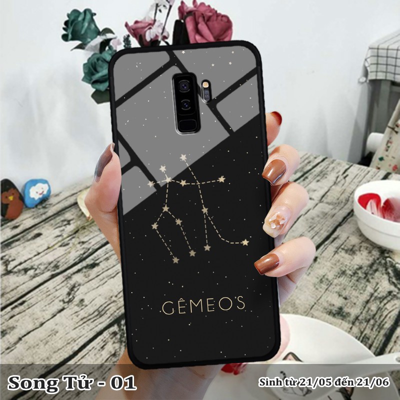 Ốp lưng kính 3D Samsung Galaxy S9 Plus cung hoàng đạo