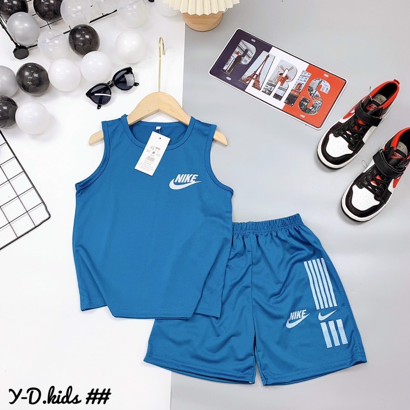 SIZE ĐẠI 18-29KG: bộ NK ba lỗ thông hơi thoáng mát cho bé trai - BN3LTH
