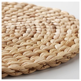 Thảm cói tròn 40-50cm ( thảm lục bình, thảm cói trang trí )