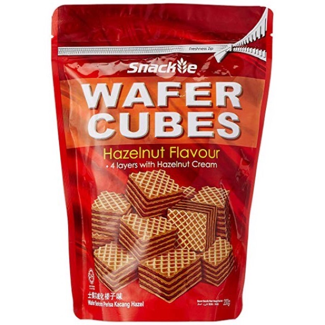 Bánh Xốp Wafer Cubes, hàng nhập gói 200g