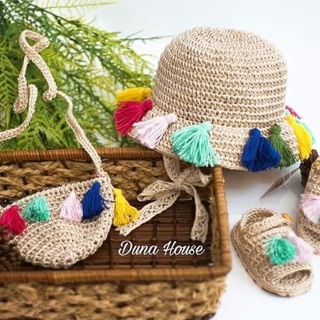 Combo 3 món len, sợi HandMade cho bé