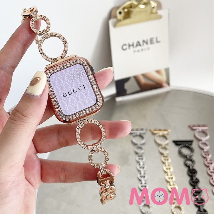 Dây Đeo Inox Cho Đồng Hồ Thông Minh Smart Watch 7 6 5 4 3 Se 45mm 44mm 41mm 40mm