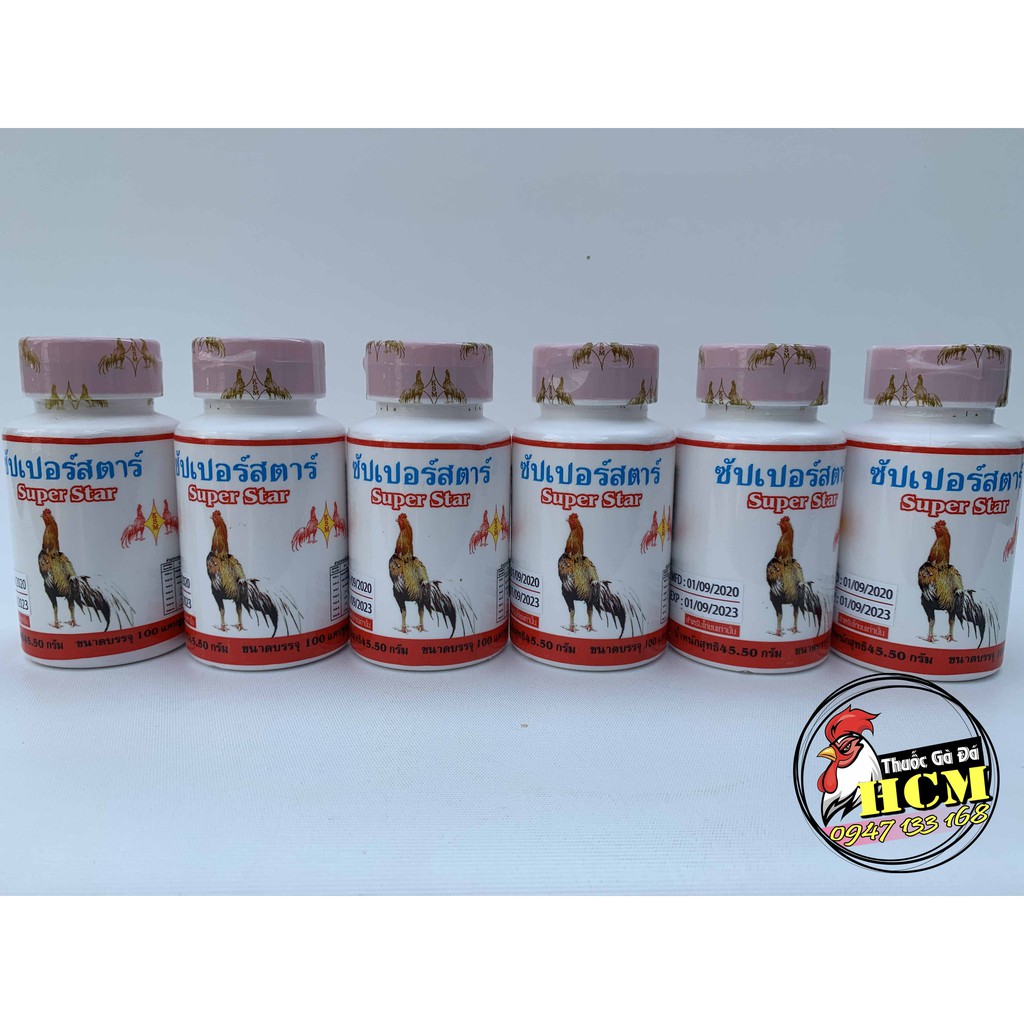 Combo Bio Cal - Super Star Bộ Thuốc Nuôi Gà Đá Giúp Mau Sung Tăng Cơ Bắp Bổ Gân Gối