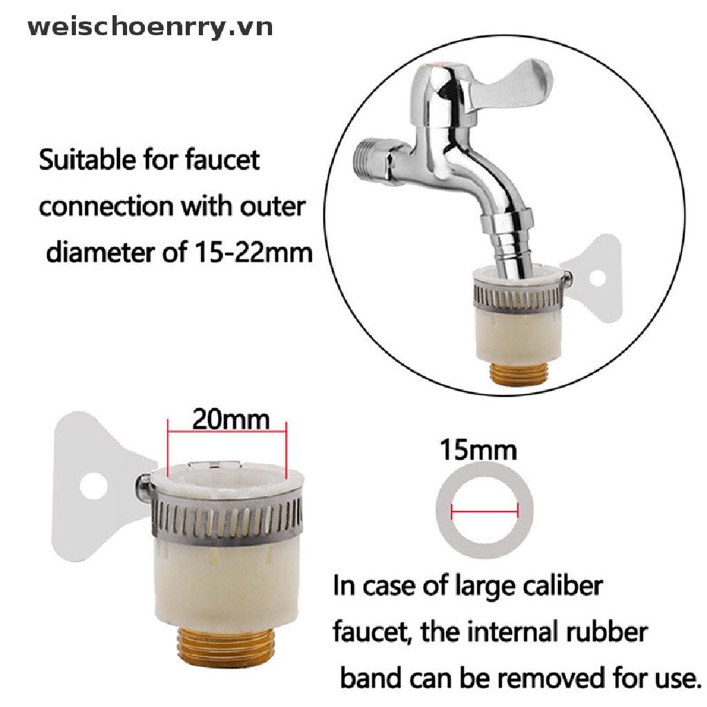 Đầu Nối Ống Nước 15mm-23mm Thông Dụng Cho Nhà Bếp