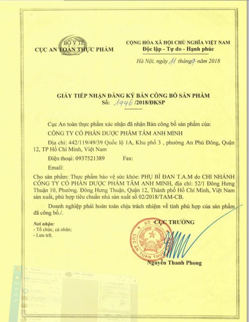 VIÊN UỐNG PHỤ BÌ ĐAN T. A. M | BigBuy360 - bigbuy360.vn