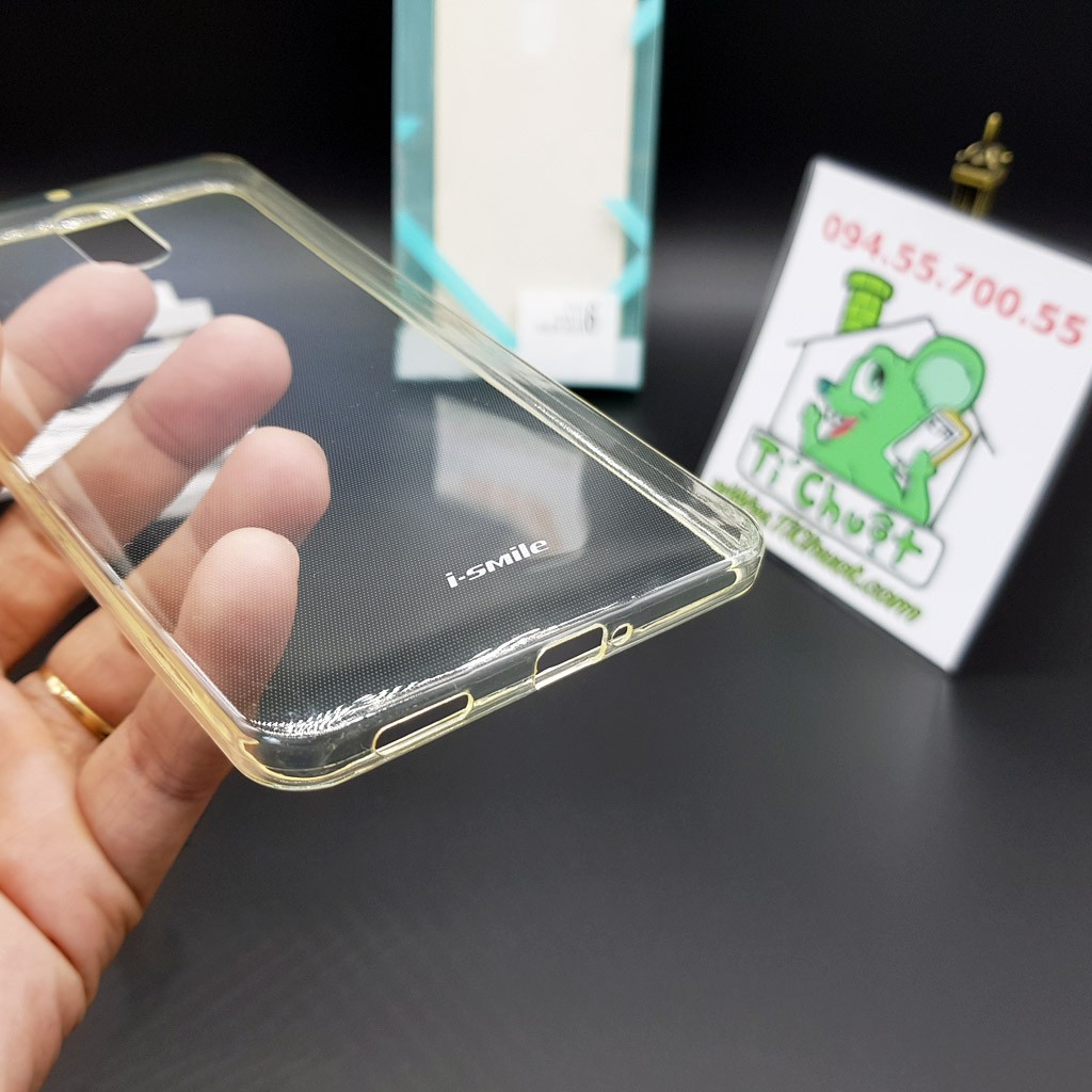 Ốp lưng Nokia 6 Dẻo trong suốt i-Smile Chính Hãng