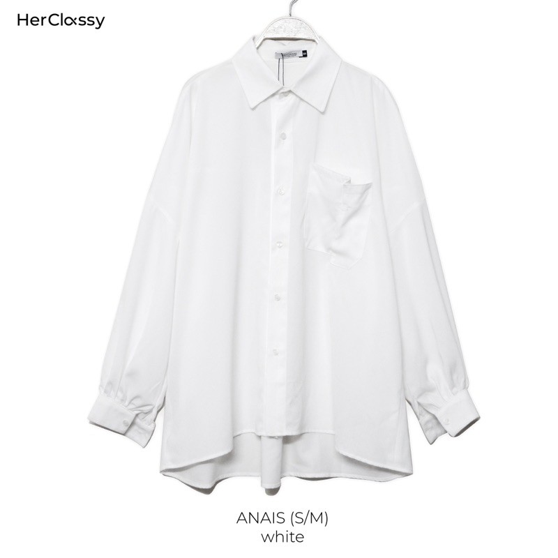 Sơ mi trắng Anais White - thiết kế bởi HerClassy