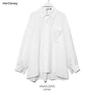 Sơ mi trắng Anais White - thiết kế bởi HerClassy