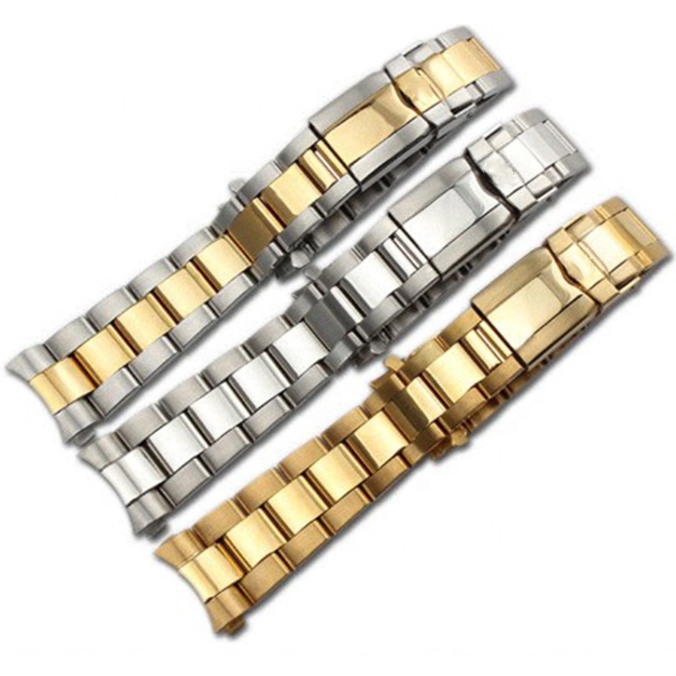 Dây Đồng Hồ Bằng Thép Không Gỉ Trơn 20mm 316l Cho rolex