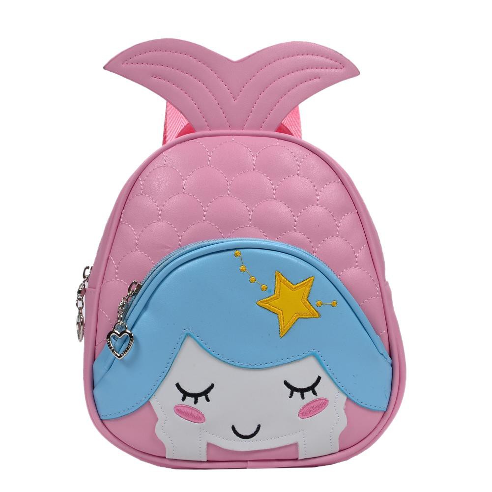 ♚Frendyest♚Cute 3D Fish Tail Waterproof Kids School Bags Children Cartoon Backpack