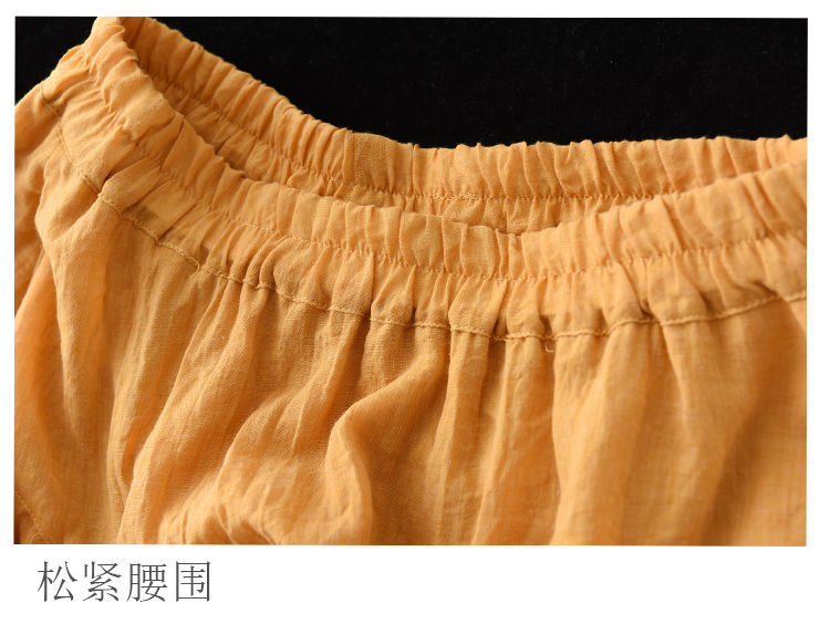 Chân váy lửng chất liệu cotton lanh hai lớp | BigBuy360 - bigbuy360.vn