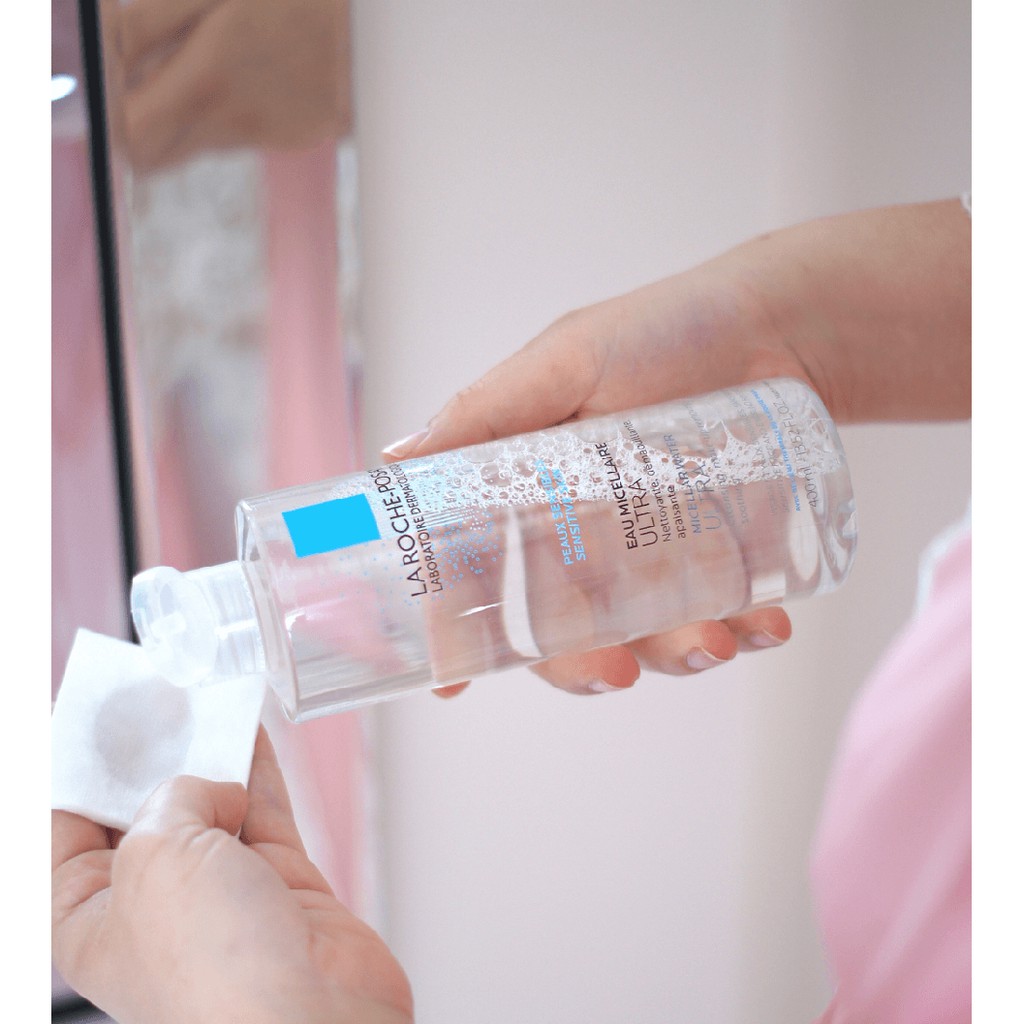 Nước Tẩy Trang Cho Da Nhạy Cảm và Da Dầu Mụn  La Roche-Posay Micellar Water Ultra Sensitive Skin 50ml