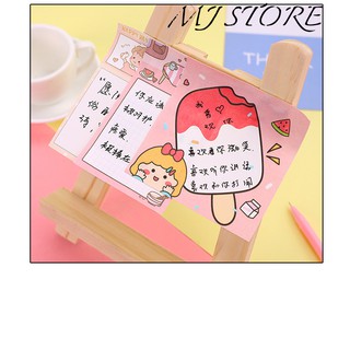Giấy note bé gái 50/100 tờ - Sticky note - mjstore