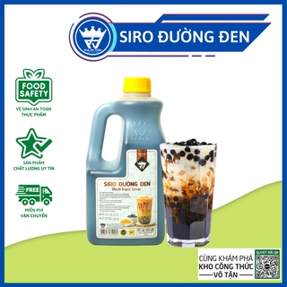 Sirup Đường Đen, Brown Sugar Syrup Hương Bí Đao Chai 2 Lít Dùng Liền Không Cần Nấu Passion Link Hà Nội