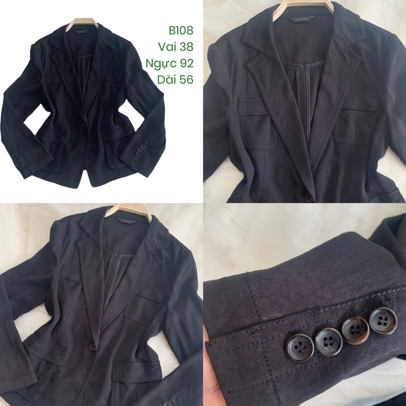 Áo vest/blazer B108 2hand Hàn si tuyển (ảnh thật)