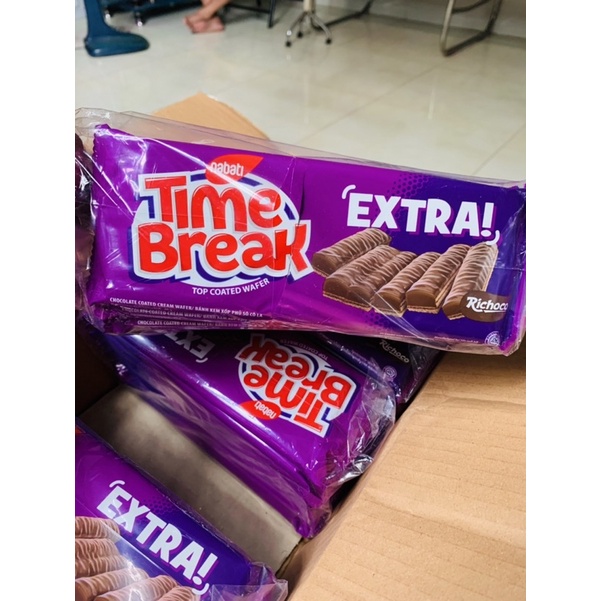Bánh Nabati Time Break phủ socola