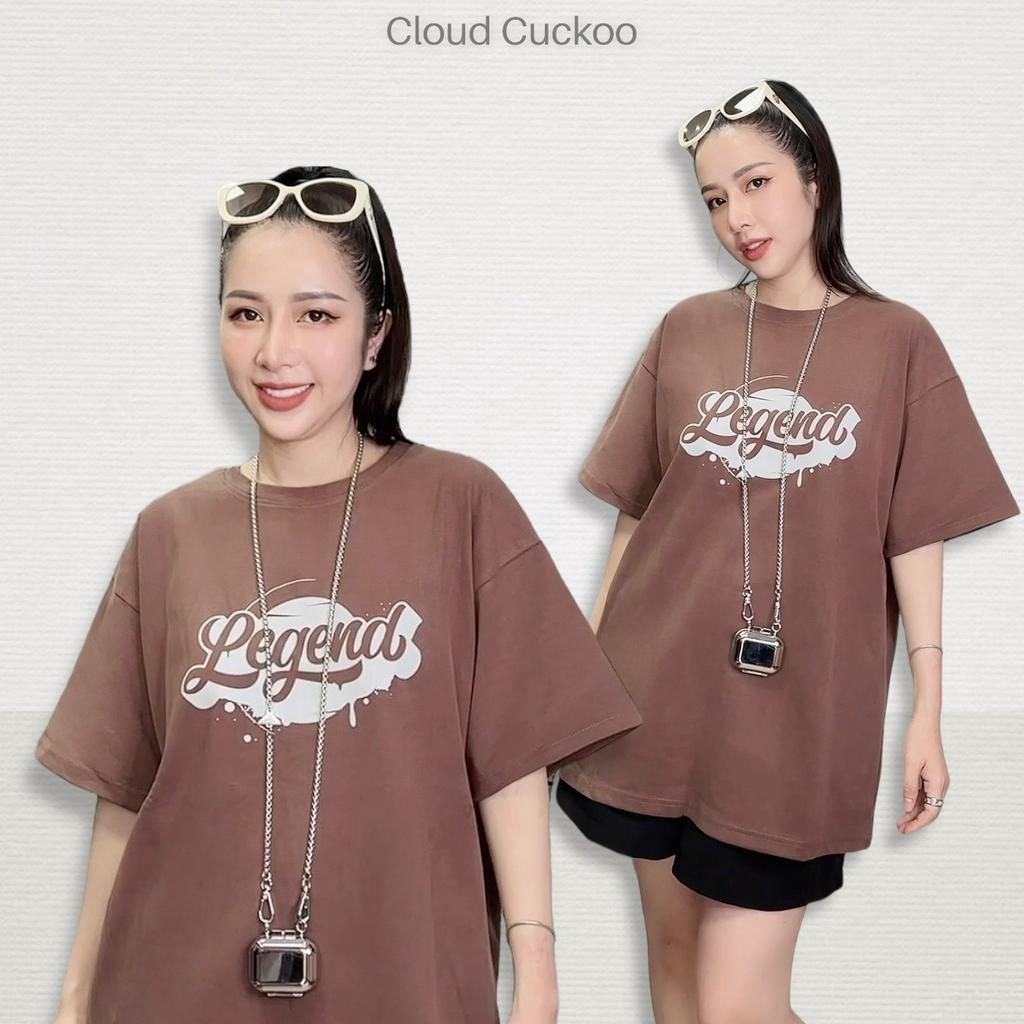 Áo Thun Nam/Nữ In Chữ Legend Chất Cotton Mềm Phom Áo Rộng - Mã Số: 20702