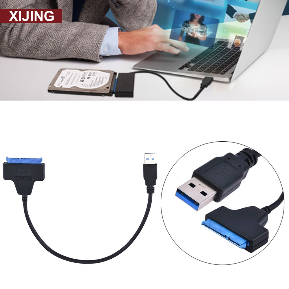 1 Cáp Chuyển Đổi Usb 3.0 Sang Sata 22pin Ssd 2.5 Inch