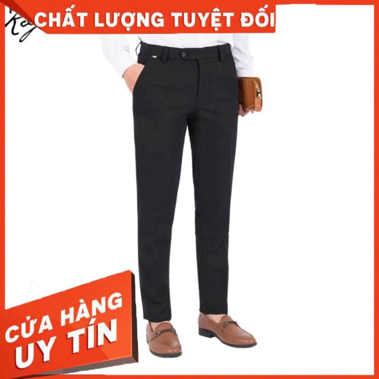 Quần tây nam Kojiba dáng ôm Hàn Quốc vải chống nhăn co giãn nhẹ - Hàng nhập khẩu