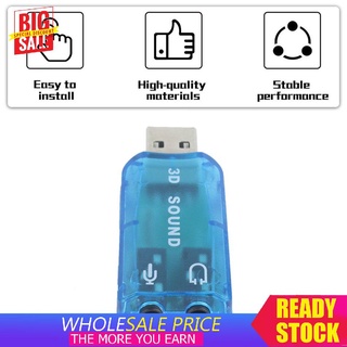 Usb 1.1 Mic / Loa Âm Thanh 7.1 Ch 3d Cho Pc Laptop