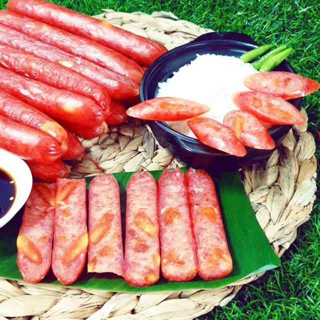 Lạp xưởng tôm trứng muối 500gr