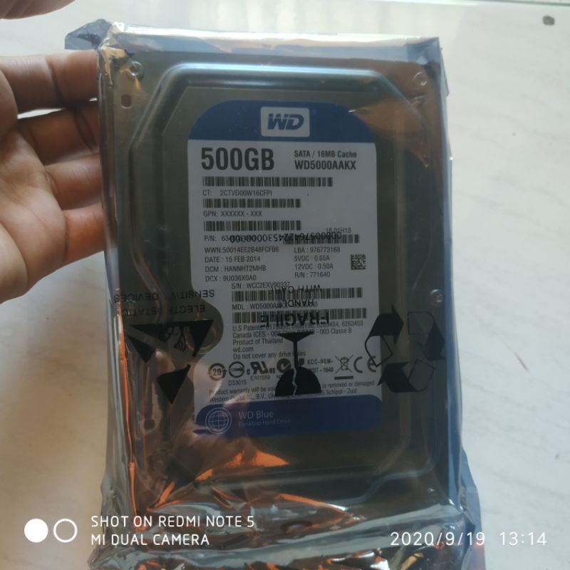 Ổ Cứng Di Động Hdd 500gb Pc Not 320gb 250gb 160gb