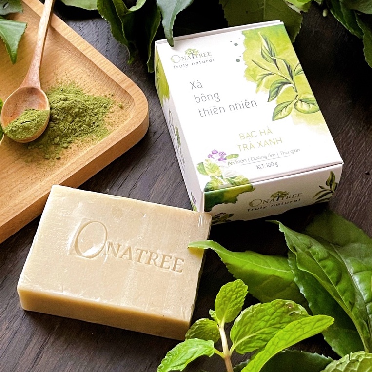 Xà Bông Thiên Nhiên OnaTree Chăm Sóc Da Mặt và Body Mềm Mịn Giảm Mụn