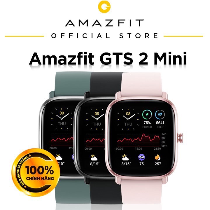 Đồng Hồ Thông Minh Amazfit GTS 2 Mini - Hàng Chính Hãng - Bảo Hành 12 Tháng