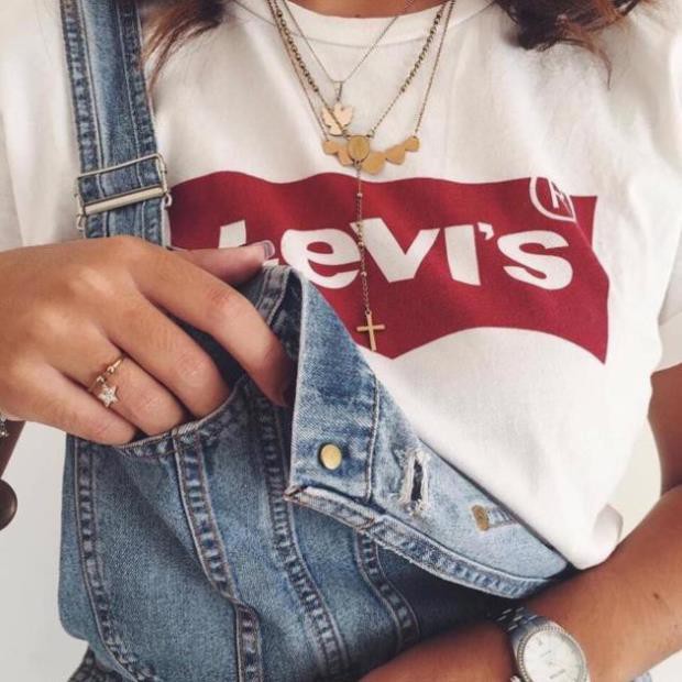 SIÊU PHẨM  - Áo phông nam nữ levis chất cotton co giãn 4 chiều