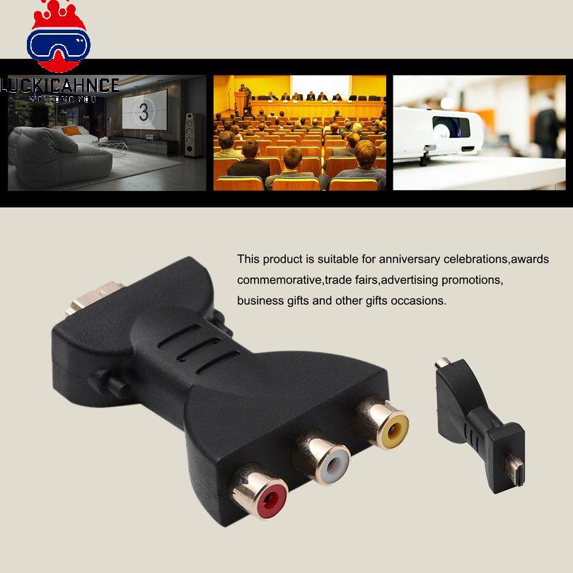 Bộ Chuyển Đổi Tín Hiệu Âm Thanh / Video Kỹ Thuật Số AV HDMI Sang 3 RCA J25