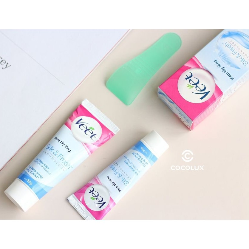 KEM TẨY LÔNG VEET SILK &amp; FRESH