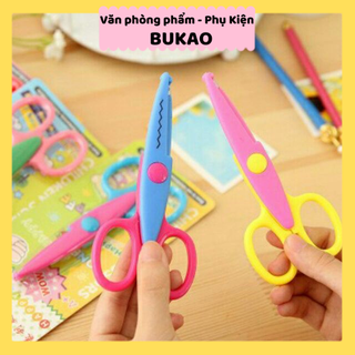Z0352 Kéo Cắt Răng Cưa Trang Trí Bukao