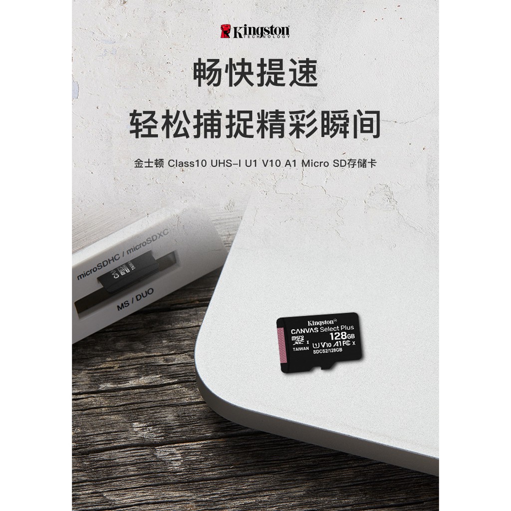 Thẻ Nhớ Tf Kingston 128g 100mb / S | BigBuy360 - bigbuy360.vn
