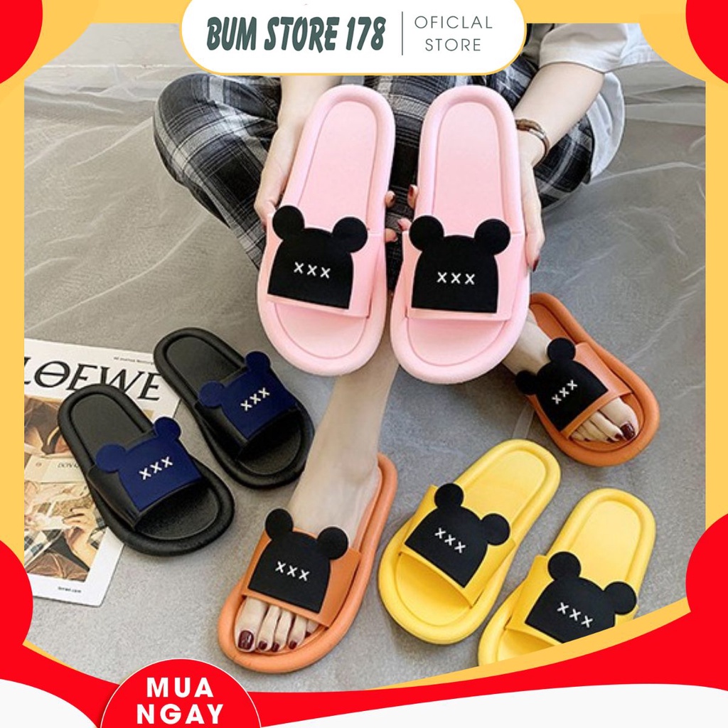 Dép tai chuột đế bánh mỳ ulzzang hot trend